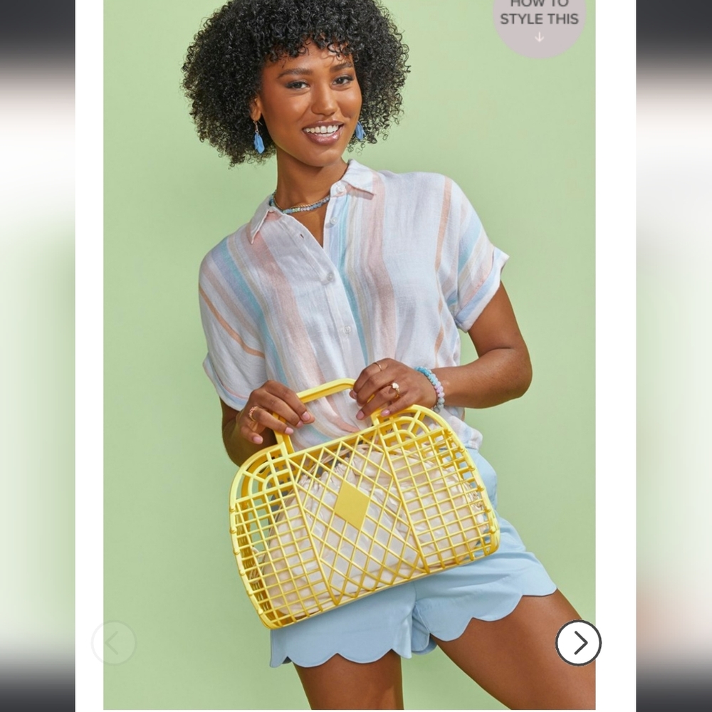 Tate Jelly Basket Tote